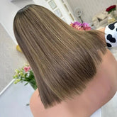 Lace Front Humana lisa loira  40cm 13x4 HD - Anna