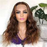 Lace Front Humana Ondulada 50cm 13x4 HD - Louise