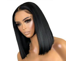Carregar imagem no visualizador da galeria, Peruca Lace Humana Lisa long bob 40cm 4x4 HD - Jully