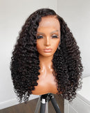 Lace front Humana cacheada 60cm 13x4 HD - Gabriela