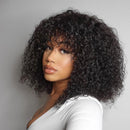 Lace front Humana Cacheada 40cm 4x4 HD - Bianca