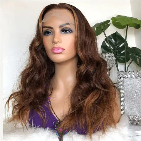 Lace Front Humana Ondulada 50cm 13x4 HD - Louise