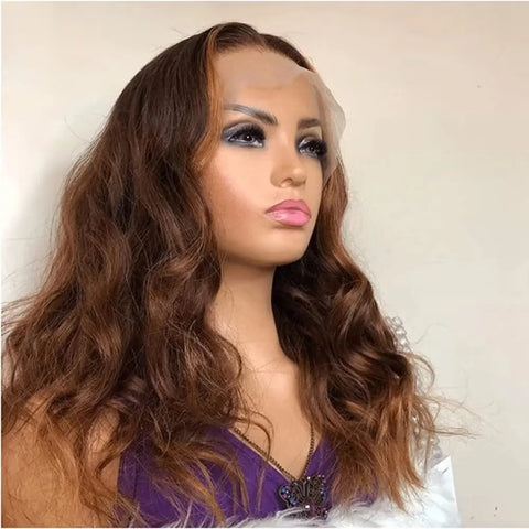 Lace Front Humana Ondulada 50cm 13x4 HD - Louise