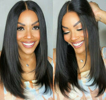 Carregar imagem no visualizador da galeria, Peruca Lace Humana Lisa 50cm 13x4 HD - Tiffani
