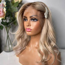 Lace Front Humana Ondulada 45cm 13x4 HD - Laura