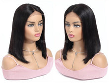 Carregar imagem no visualizador da galeria, Peruca Lace Humana Lisa long bob 40cm 13x4 HD - Kelly
