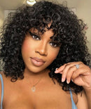 Lace front Humana cacheada 35cm 4x4 HD - Tasha