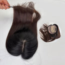 Topo capilar Liso 60cm - Cabelo Humano Natural