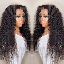 Carregar imagem no visualizador da galeria, Peruca Lace Humana cacheada 65cm 13x4 HD - Kesia
