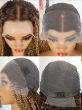 Carregar imagem no visualizador da galeria, Lace Front Humana cacheada 65cm 13x4 HD- Rubia
