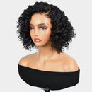 Lace front Humana cacheada 30cm 4x4 HD - Cida