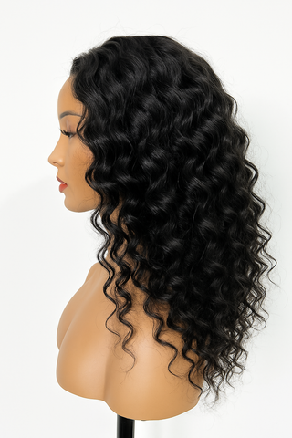 Lace Front Humana cacheada 50cm 13x4 HD -Rafaela