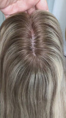 Topo capilar Loiro 60cm - Cabelo Humano Natural