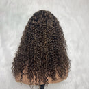Peruca Lace Humana Cacheada com Mechas 45cm 13x4 HD - Silvana