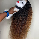 lace front Humana cacheada 70 cm repartição livre 13x4 Felícia.