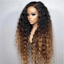lace front Humana cacheada 70 cm repartição livre 13x4 Felícia.