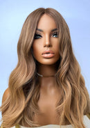 Peruca Lace Humana Ondulada com Mechas 55cm 13x4 HD - Suzy