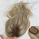 Topo capilar 50cm - Cabelo Humano Loiro com mechas