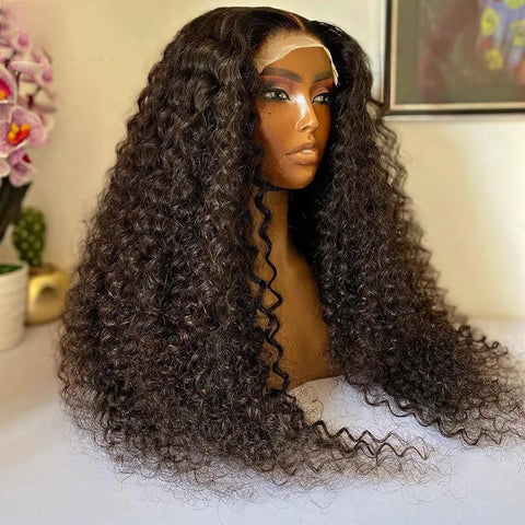 Peruca lace front humana cacheada 70cm - Modelo Fernanda