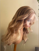 Peruca Lace Humana Loira 55cm 13x4 HD - Lessa