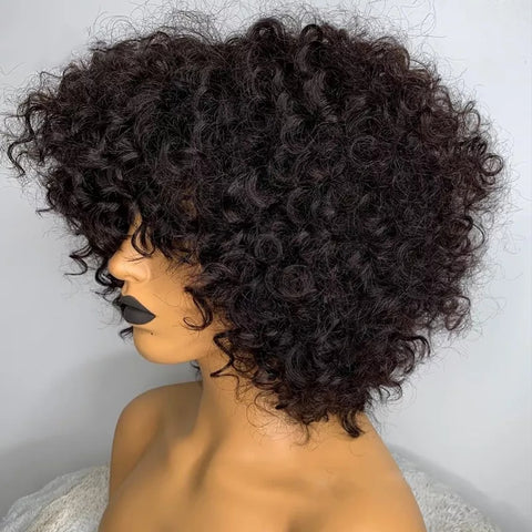 Peruca cabelo Humano Cacheada - Maria