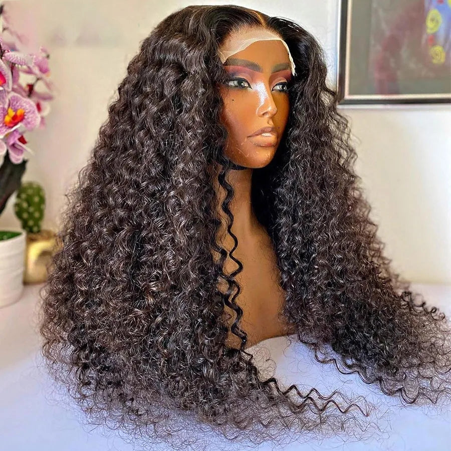 Peruca lace front humana cacheada 70cm - Modelo Fernanda