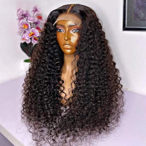 Peruca lace front humana cacheada 70cm - Modelo Fernanda
