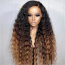 lace front Humana cacheada 70 cm repartição livre 13x4 Felícia.