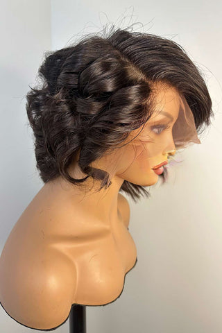 Lace Front Humana Ondulada 25cm 13x4 HD - Brenda