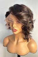 Lace Front Humana Ondulada 25cm 13x4 HD - Brenda