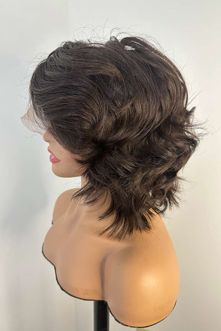 Lace Front Humana Ondulada 25cm 13x4 HD - Brenda