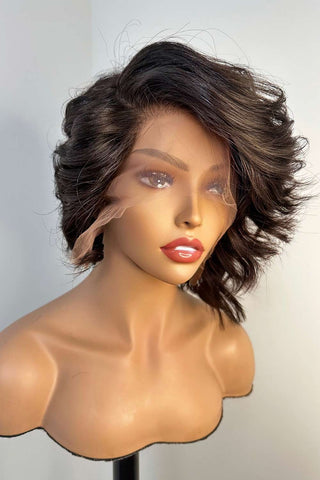 Lace Front Humana Ondulada 25cm 13x4 HD - Brenda