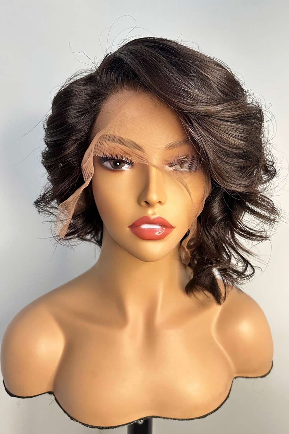 Lace Front Humana Ondulada 25cm 13x4 HD - Brenda