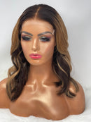 Lace Front Humana Ondulada 40cm 13x4 HD - Ariana